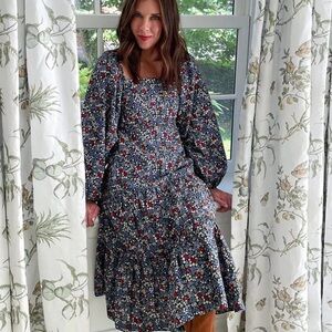 Summersalt Tiered Puff Sleeve Dress